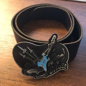 DIESEL “guitar flash” belt.